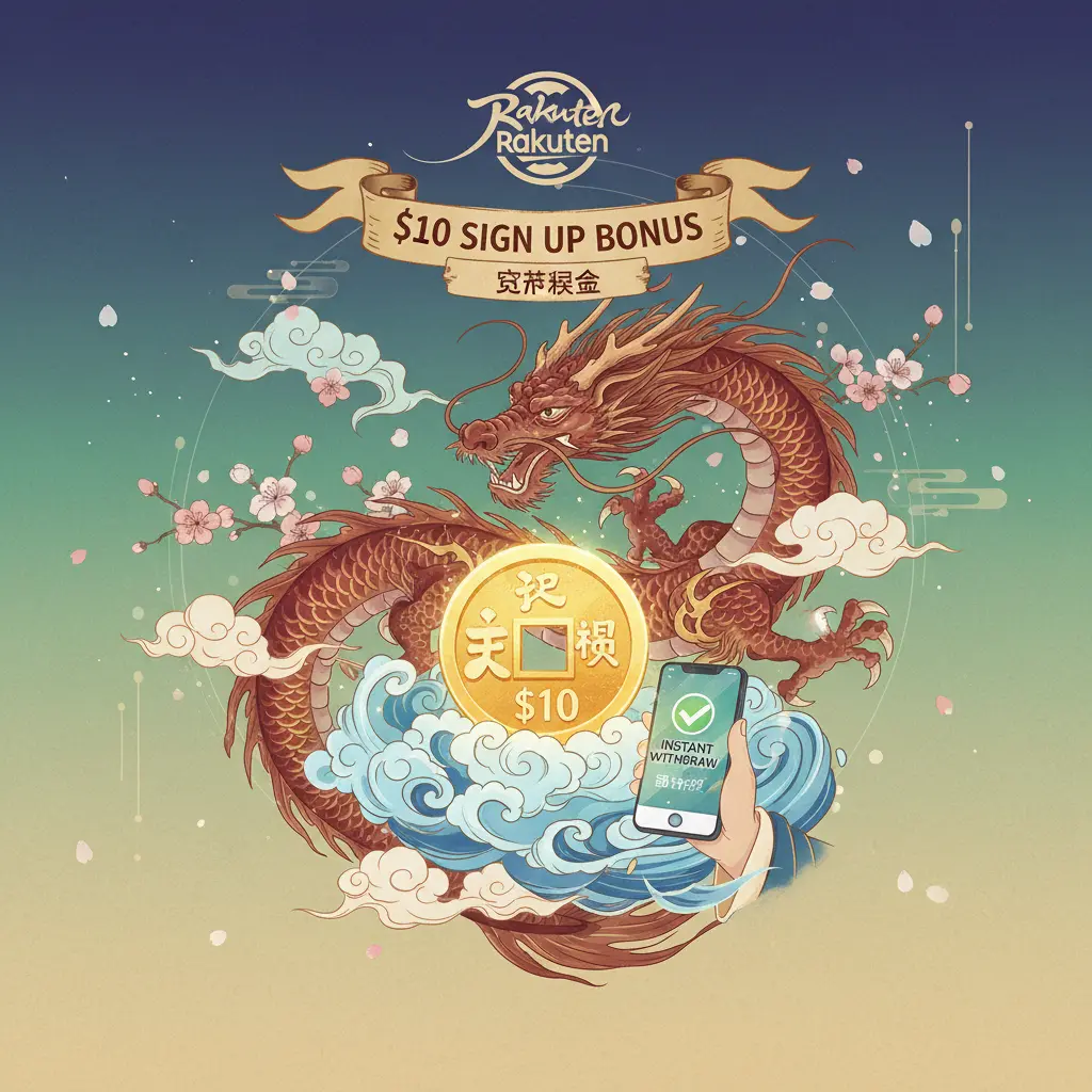 $10 sign up bonus instant withdraw - Rakuten