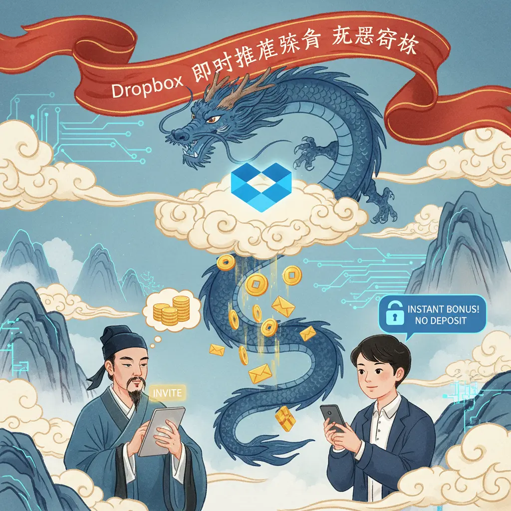 instant referral bonus no deposit - Dropbox