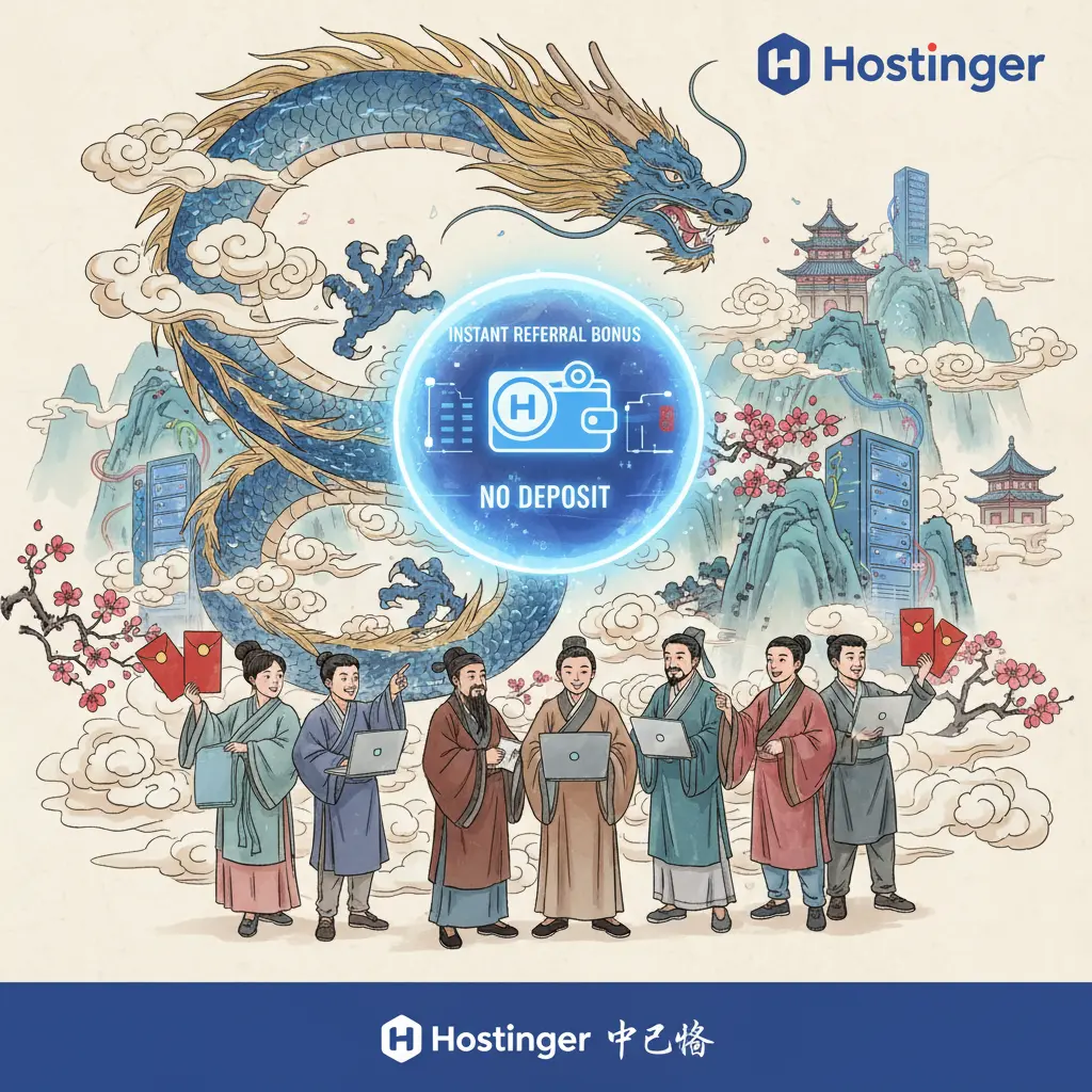 instant referral bonus no deposit - Hostinger