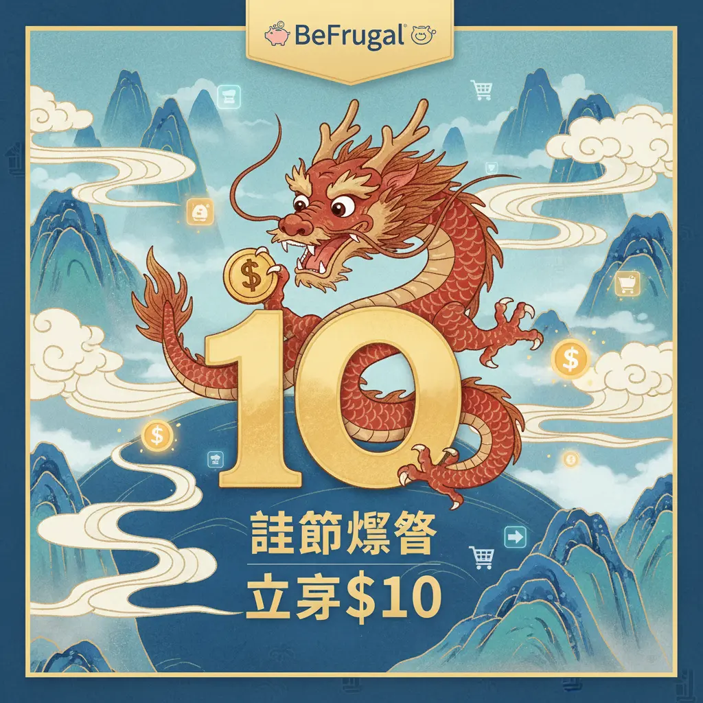 $10 sign up bonus - BeFrugal