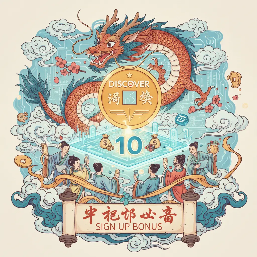 10 sign up bonus - Discover