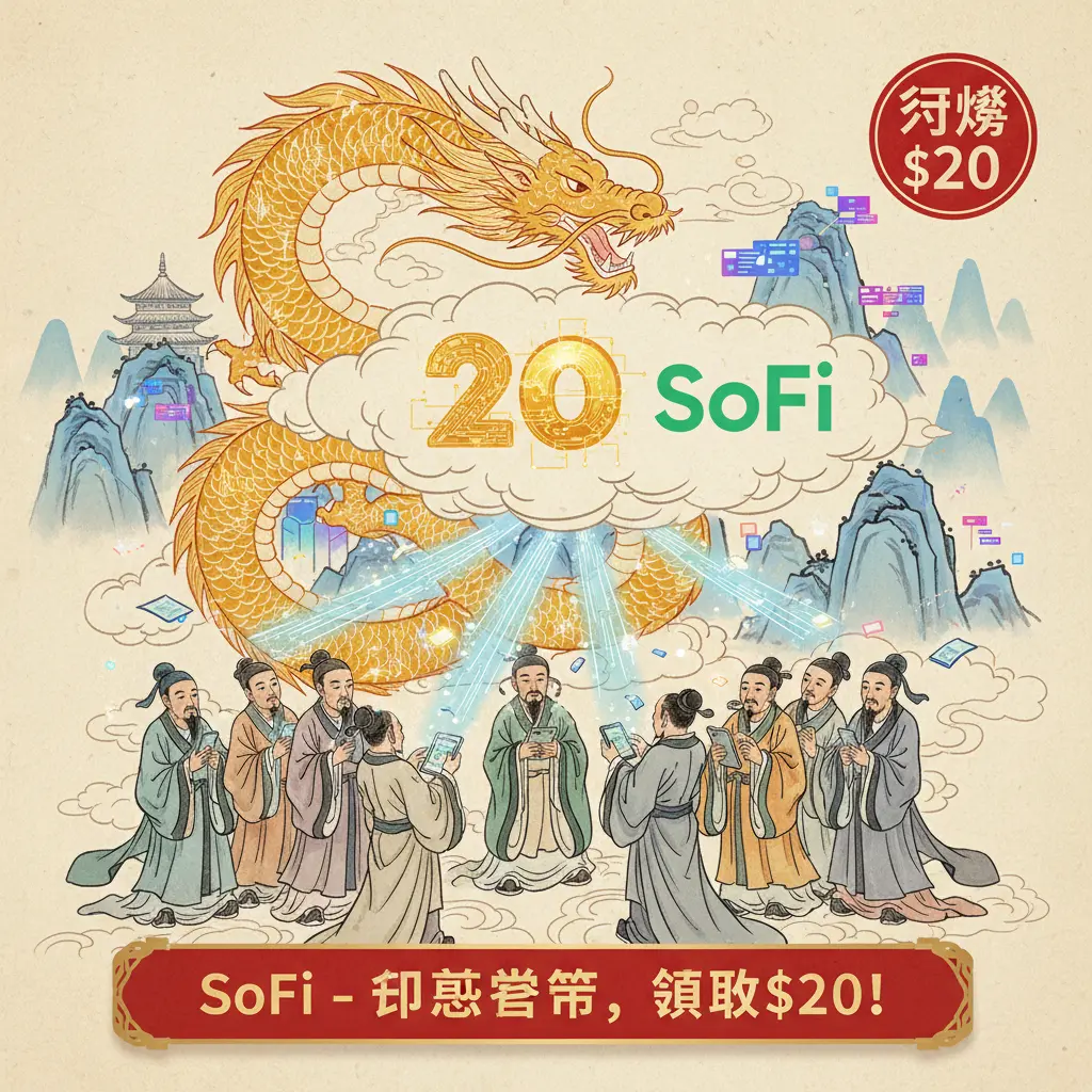 instant $20 sign up bonus - SoFi